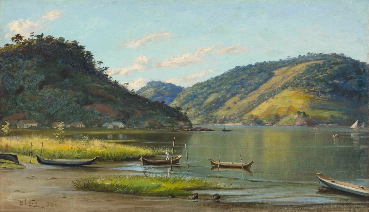 Bay with Boats, SP, 1907 by Benedito Calixto