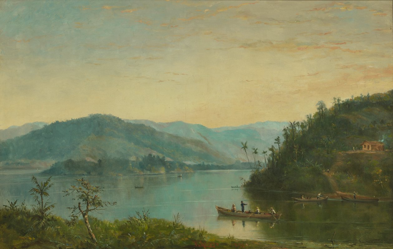 Itanhaém River, SP, 1896 by Benedito Calixto