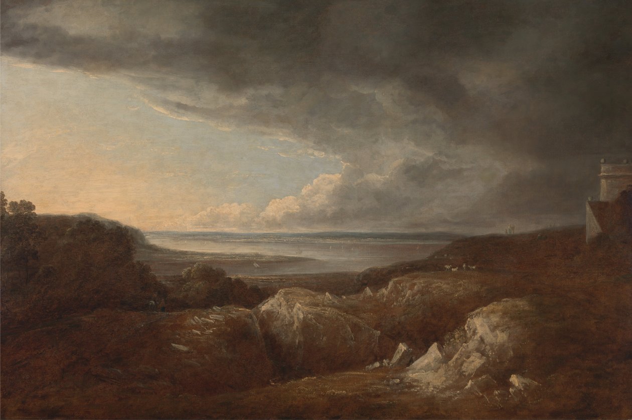 View of the River Severn, near Kings Weston, Seat of Lord de Clifford by Benjamin Barker