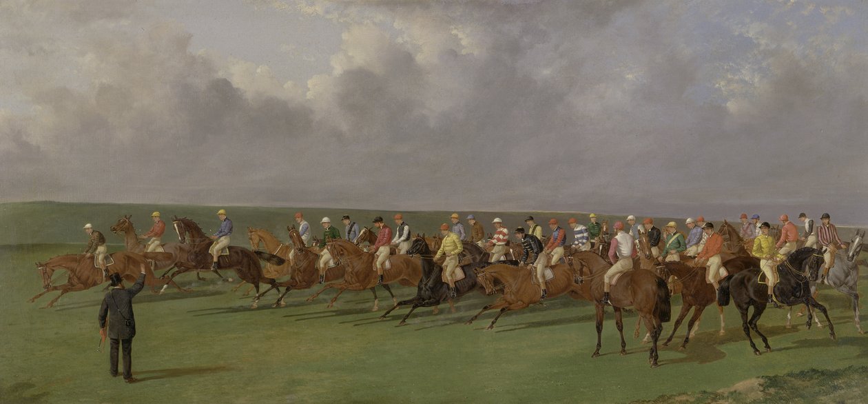 Silks and Satins of the Turf, 1865 by Benjamin Herring