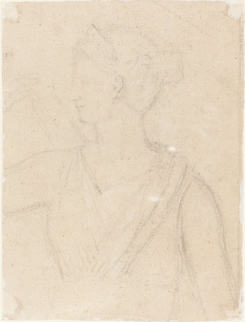 Study of the Statue of Diana in the Vatican (verso) by Benjamin Robert Haydon