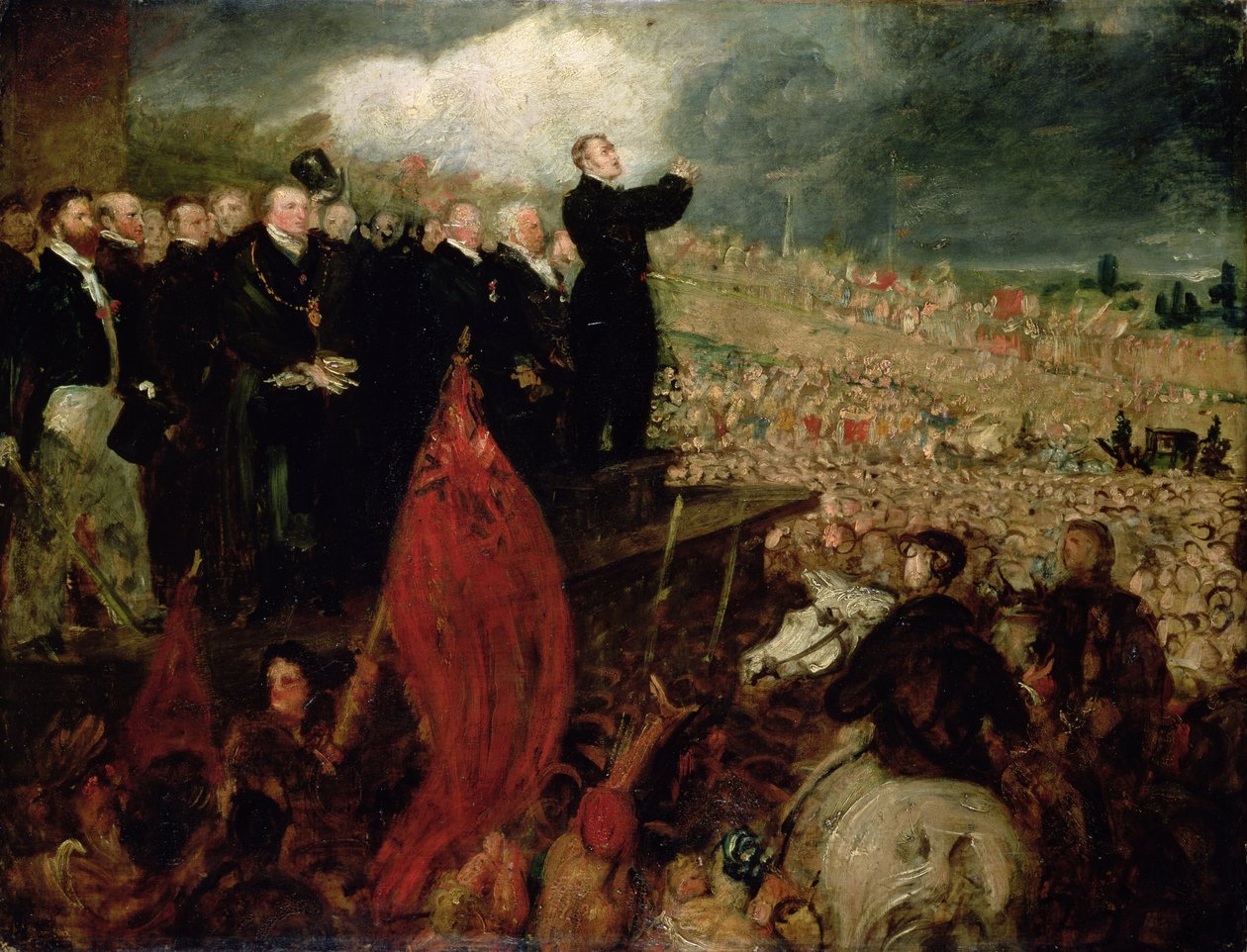 The Meeting of the Unions on Newhall Hill, Birmingham, 16th May 1832 by Benjamin Robert Haydon