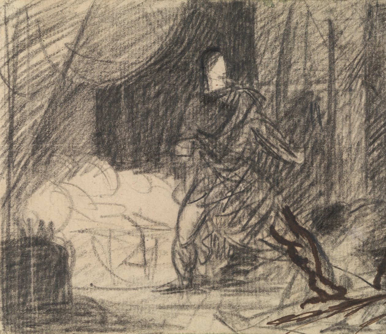 The Murder of Duncan - Macbeth with the Body (and Lady Macbeth Approaching) by Benjamin Robert Haydon