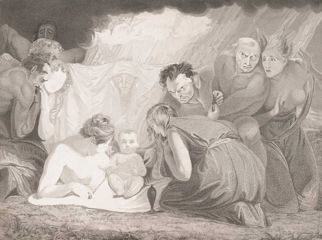 Infant Shakespeare Attended by Nature and the Passions, 1799 by Benjamin Smith