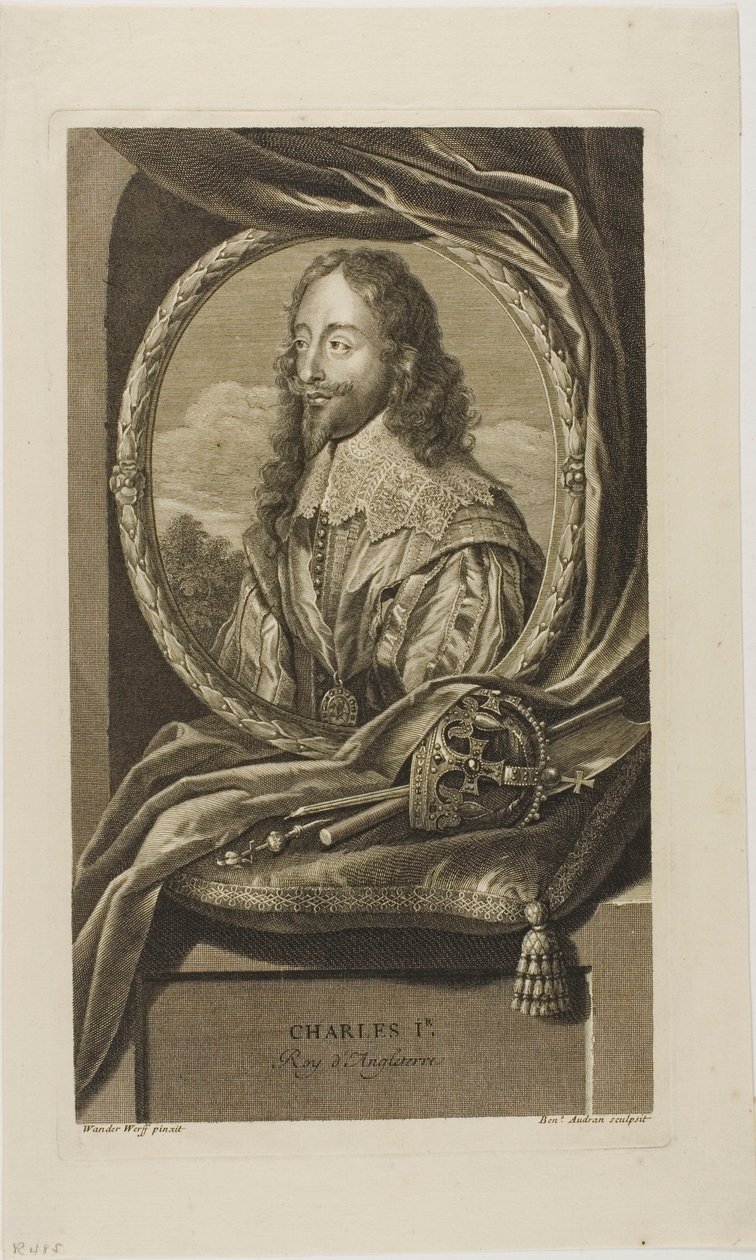 Charles I, King of England by Benoit Audran I