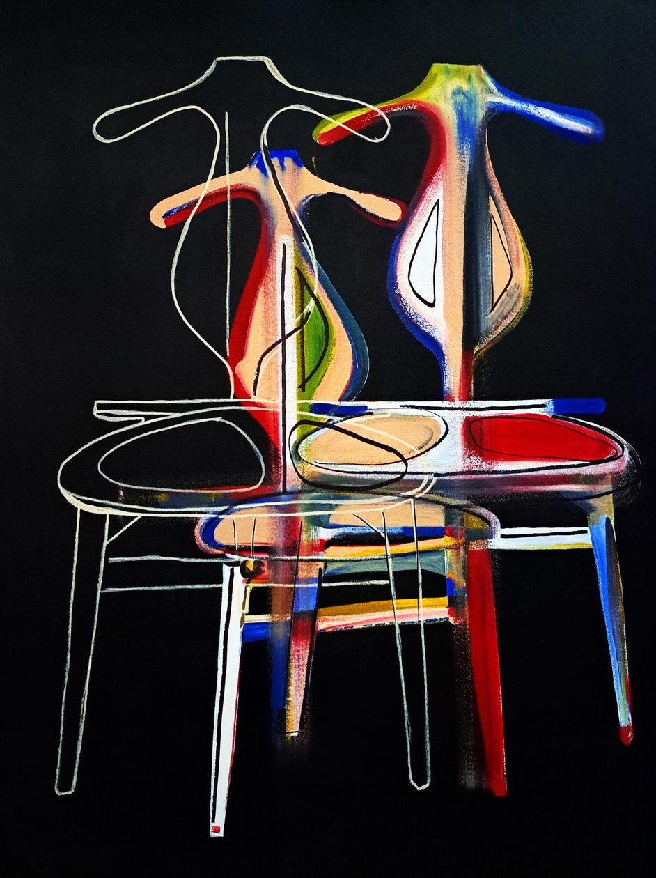 Chaise Valet after Hans J. Wegner, 2021 by Benoit Erwann Boucherot