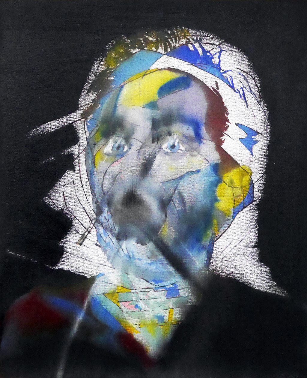Sur-Self-Portrait with Hijab, 2017 by Benoit Erwann Boucherot
