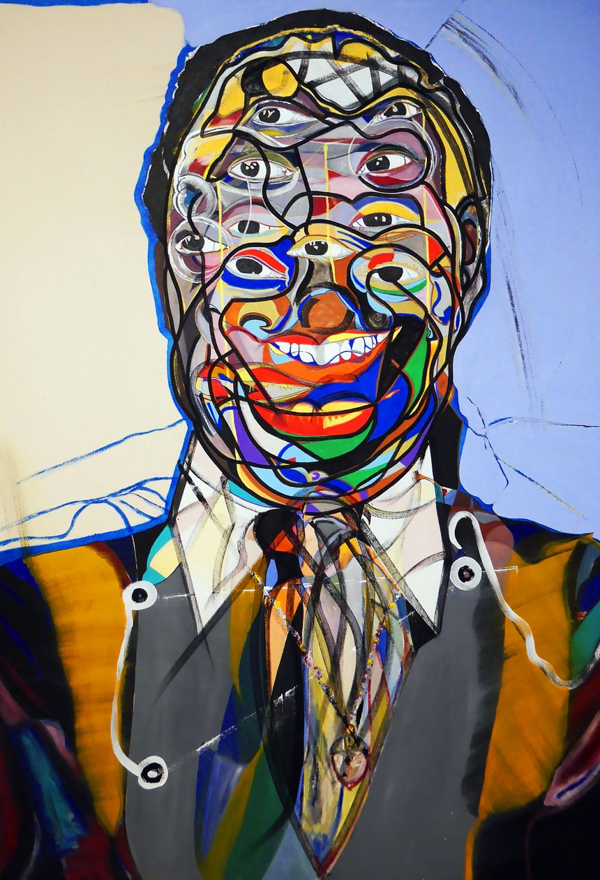 Surportrait: James Baldwin 2, 2021 by Benoit Erwann Boucherot