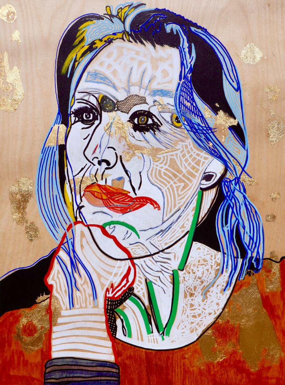 Surportrait: Marie Darrieussecq, 2021 by Benoit Erwann Boucherot
