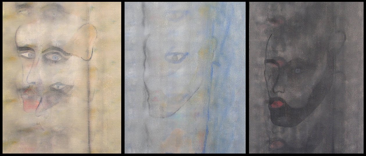 Triple Self-Portrait, 2000 by Benoit Erwann Boucherot