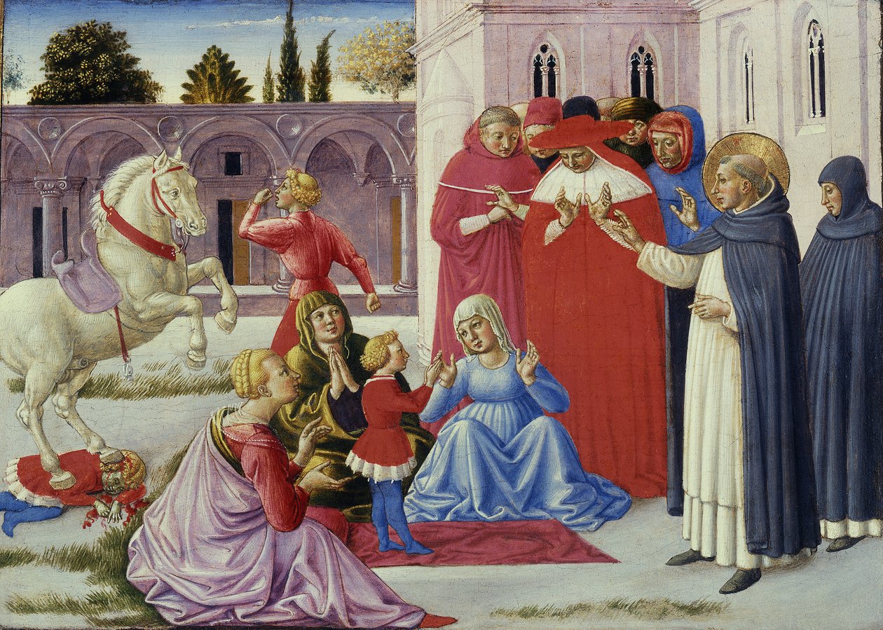 Saint Dominic Resurrects Napoleon Orsini by Benozzo di Lese di Sandro Gozzoli