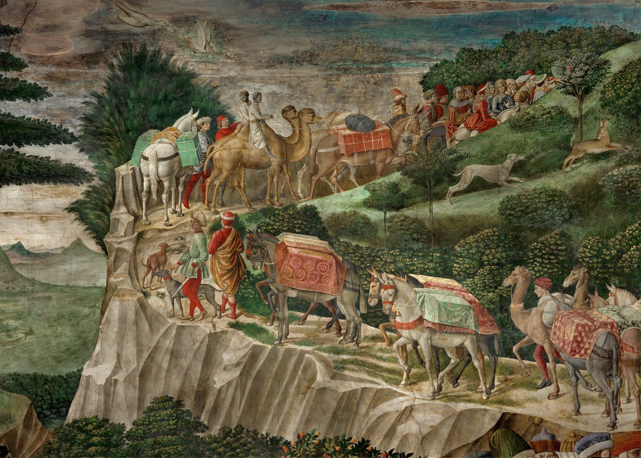 The Adoration of the Magi by Benozzo di Lese di Sandro Gozzoli