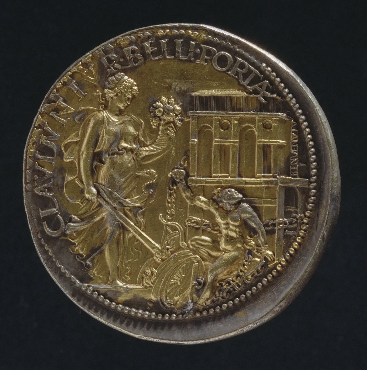Medal Depicting an Allegorical Figure by Benvenuto Cellini