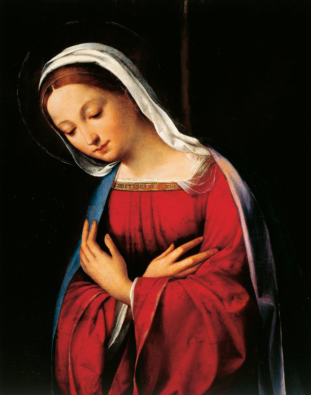 Madonna (detail) by Benvenuto Tisi da Garofalo