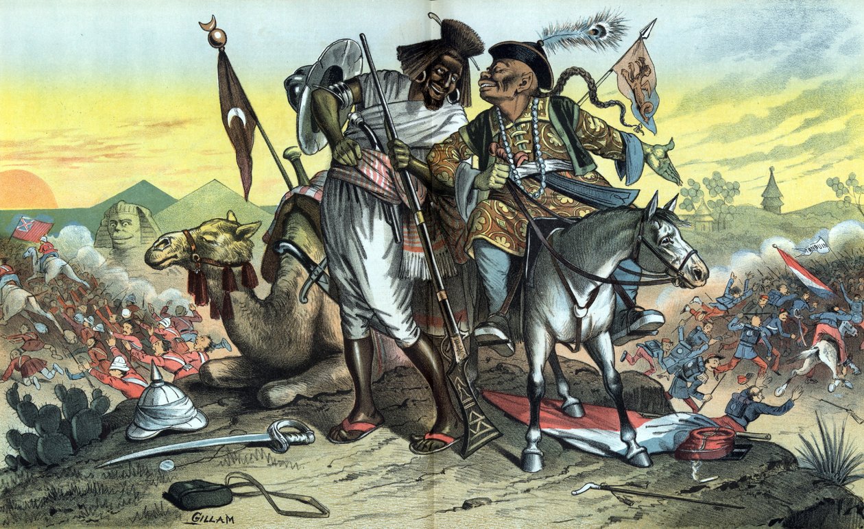 A surprise to themselves, 1885 by Bernard Gillam