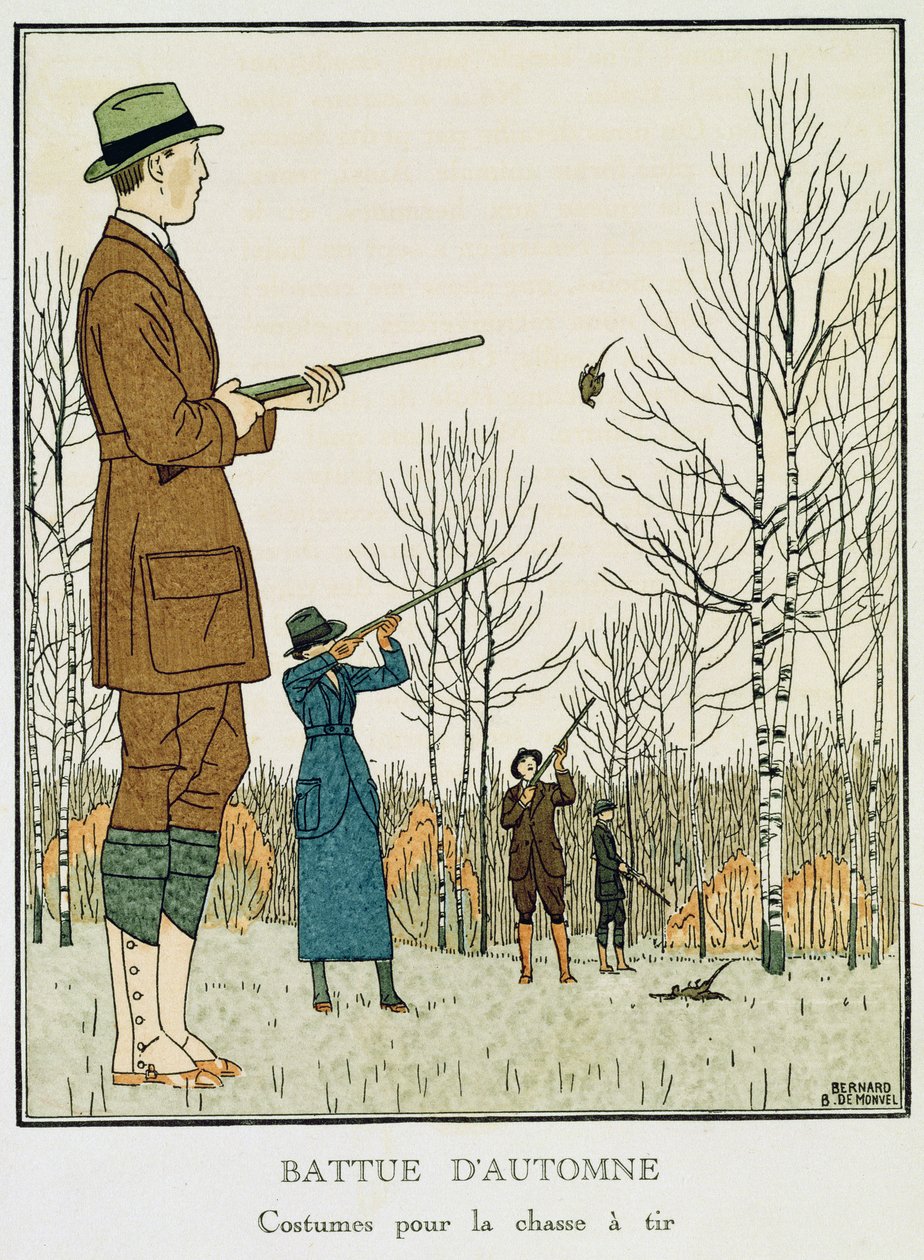 An Autumn Shoot, c.1912-13 by Bernard Boutet de Monvel