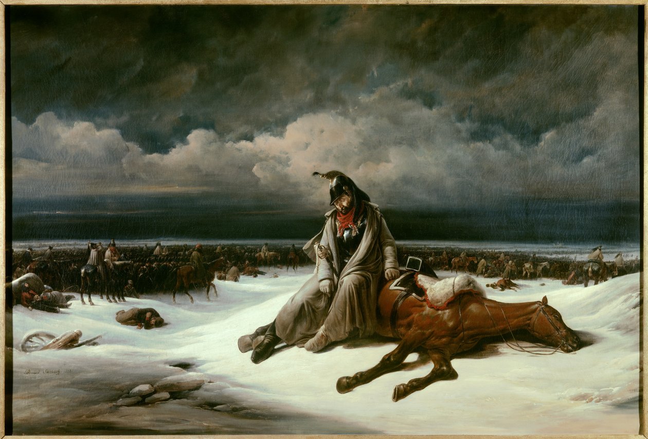 Retreat from Russia (1812) by Bernard Edouard Swebach