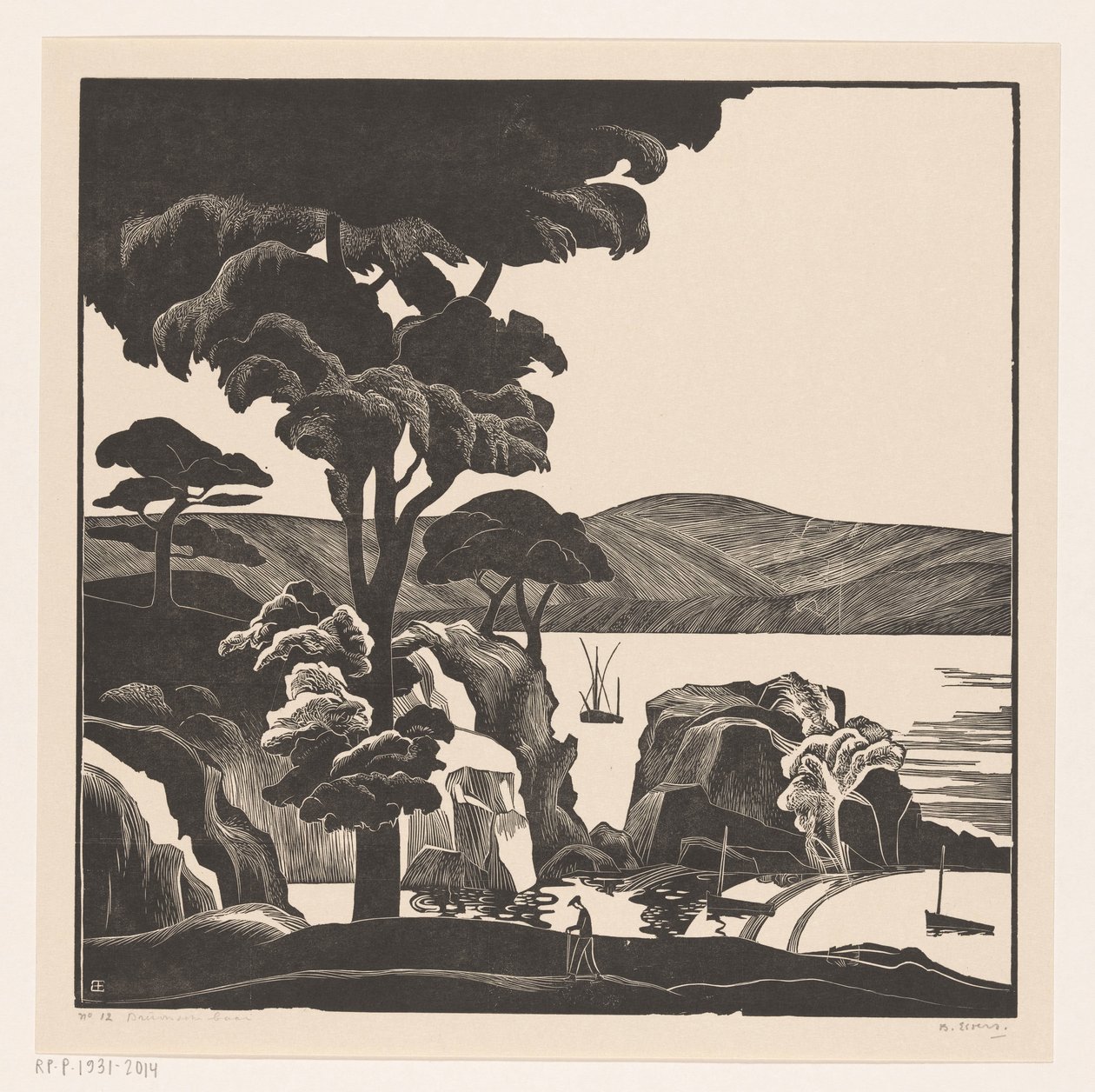 Breton Bay by Bernard Essers (signed by artist)
