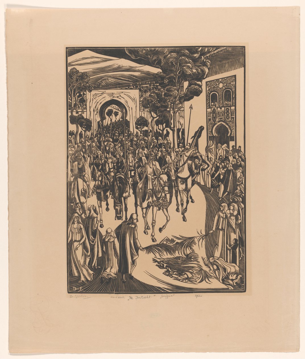 The Entry by Bernard Essers (signed by artist)