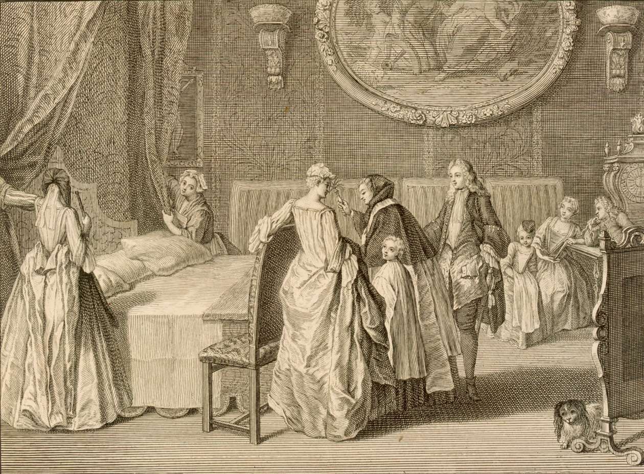 Blessing of the Marriage Bed, illustration from 