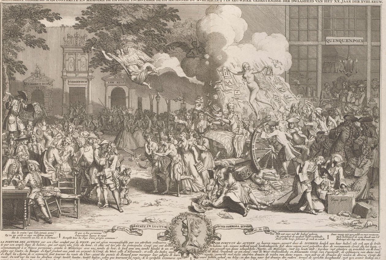 Monument to the Folly of the Year 1720 by Bernard Picart