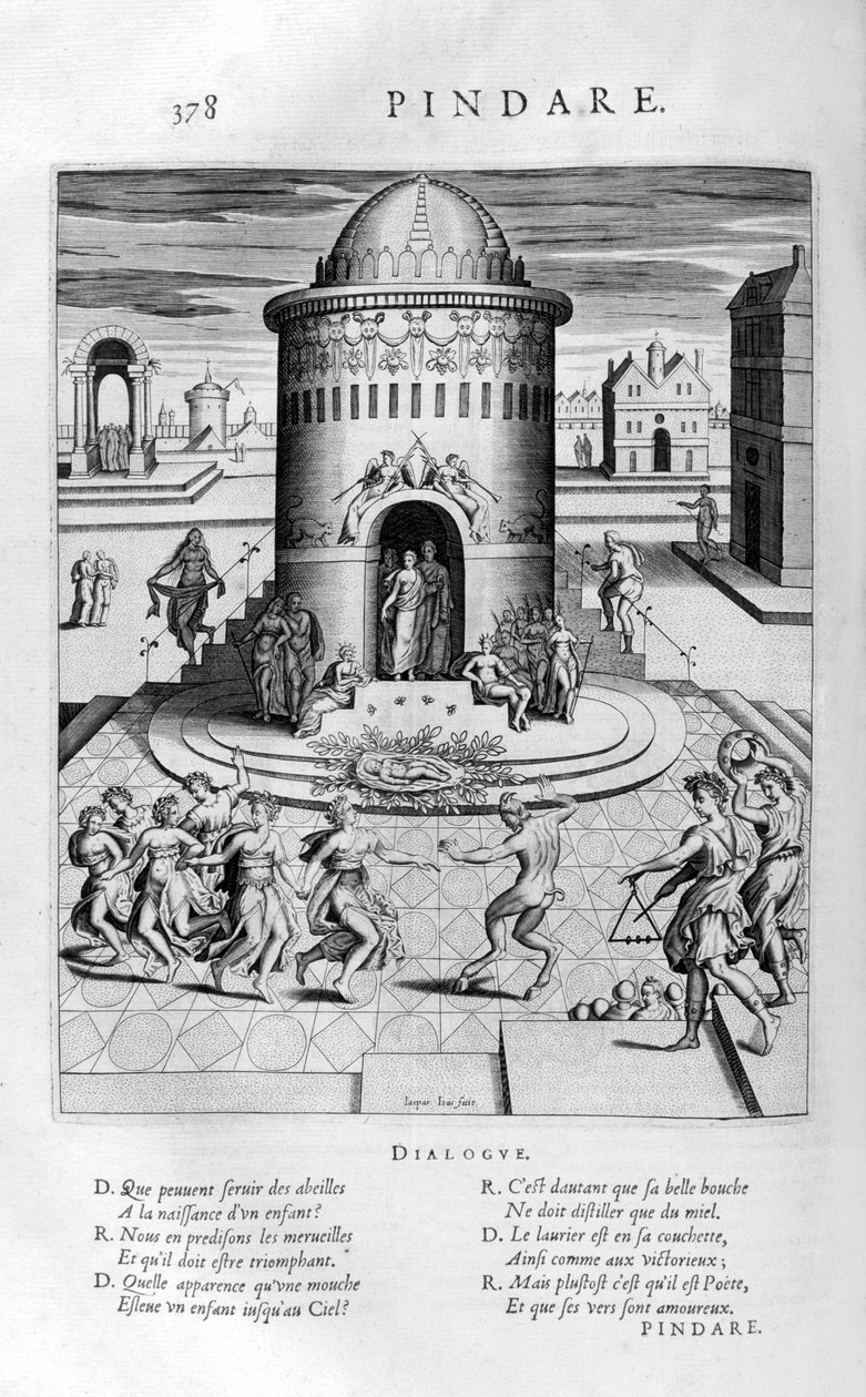 Pindar, 1615 by Bernard Picart