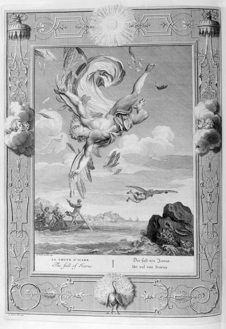 The Fall of Icarus by Bernard Picart
