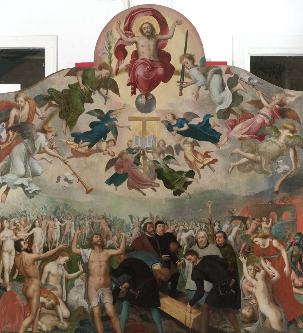 Last Judgment and the Burying of the Dead by Bernard van Orley (circle of)