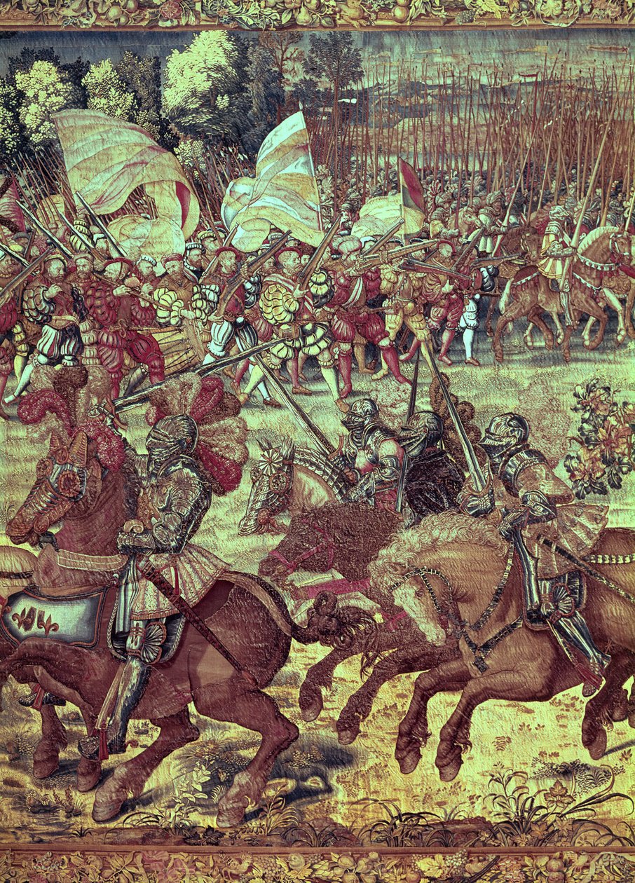 The Battle of Pavia, 24 February 1525 (detail) by Bernard van Orley