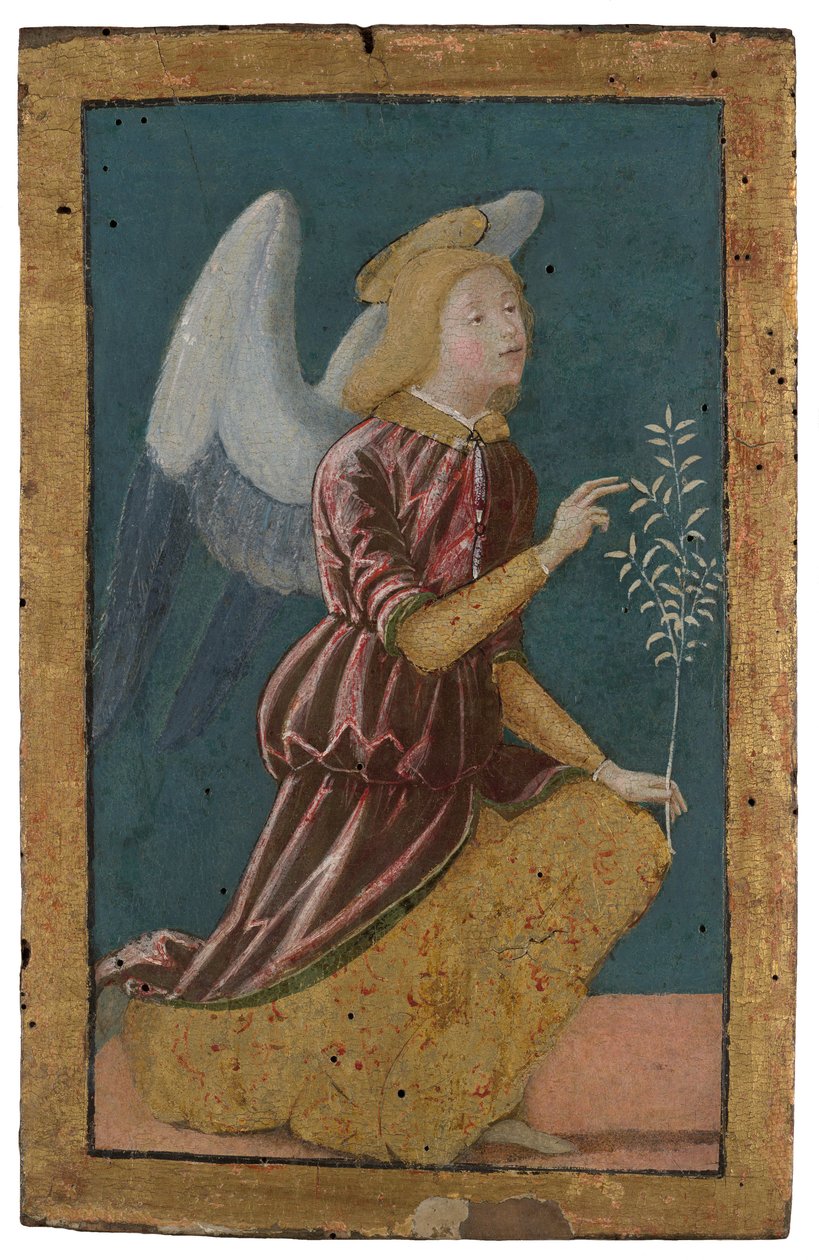 Annunciatory Angel by Bernardino Fungai