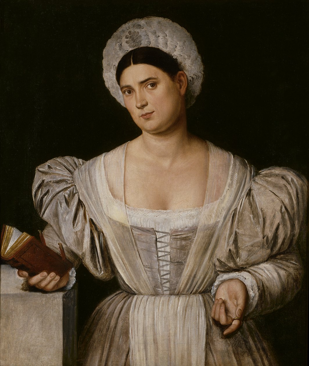 Portrait of a Woman (Agnese, the Painter’s Sister-in-law?) by Bernardino Licinio
