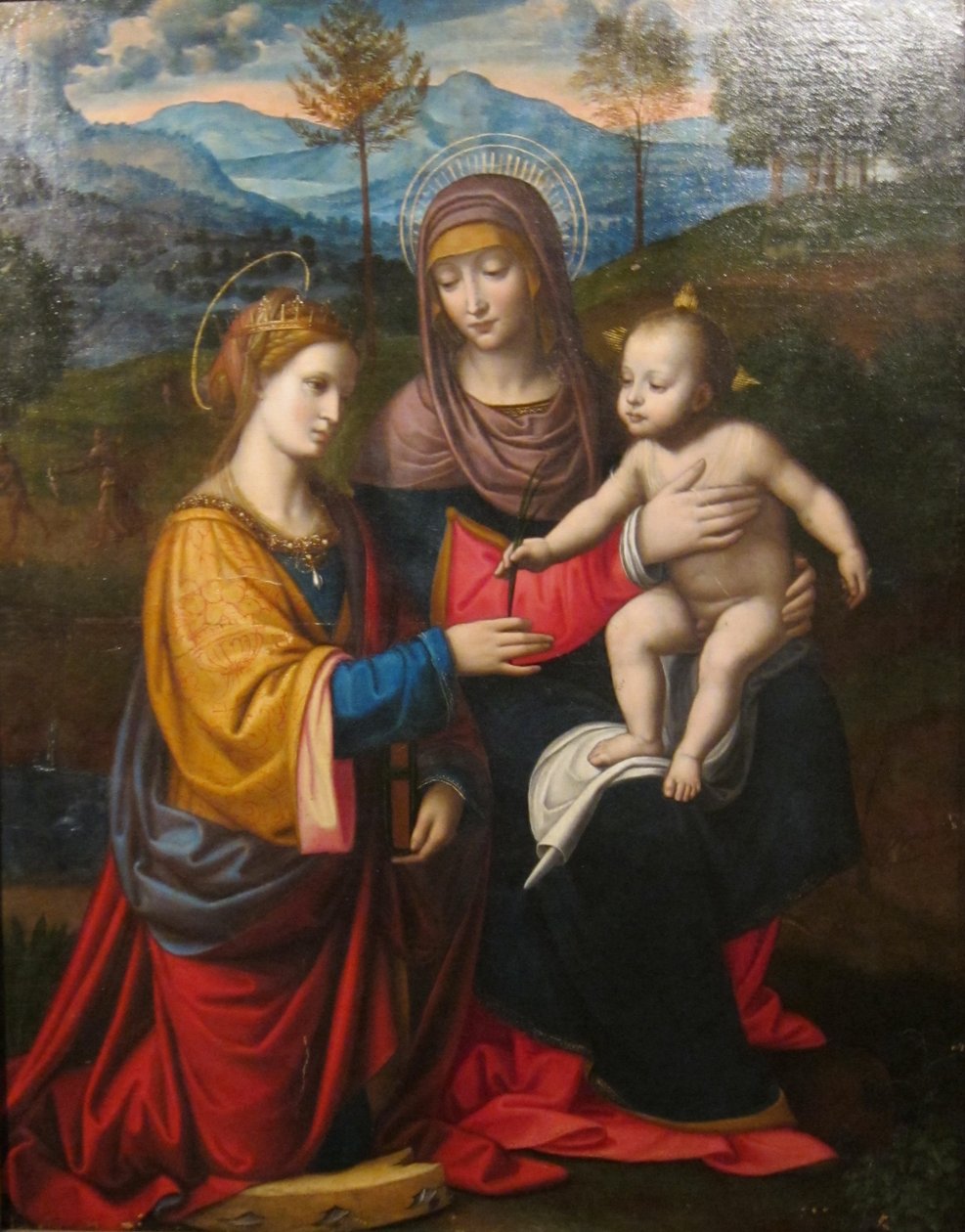 Madonna and Child with Saint Catherine of Alexandria