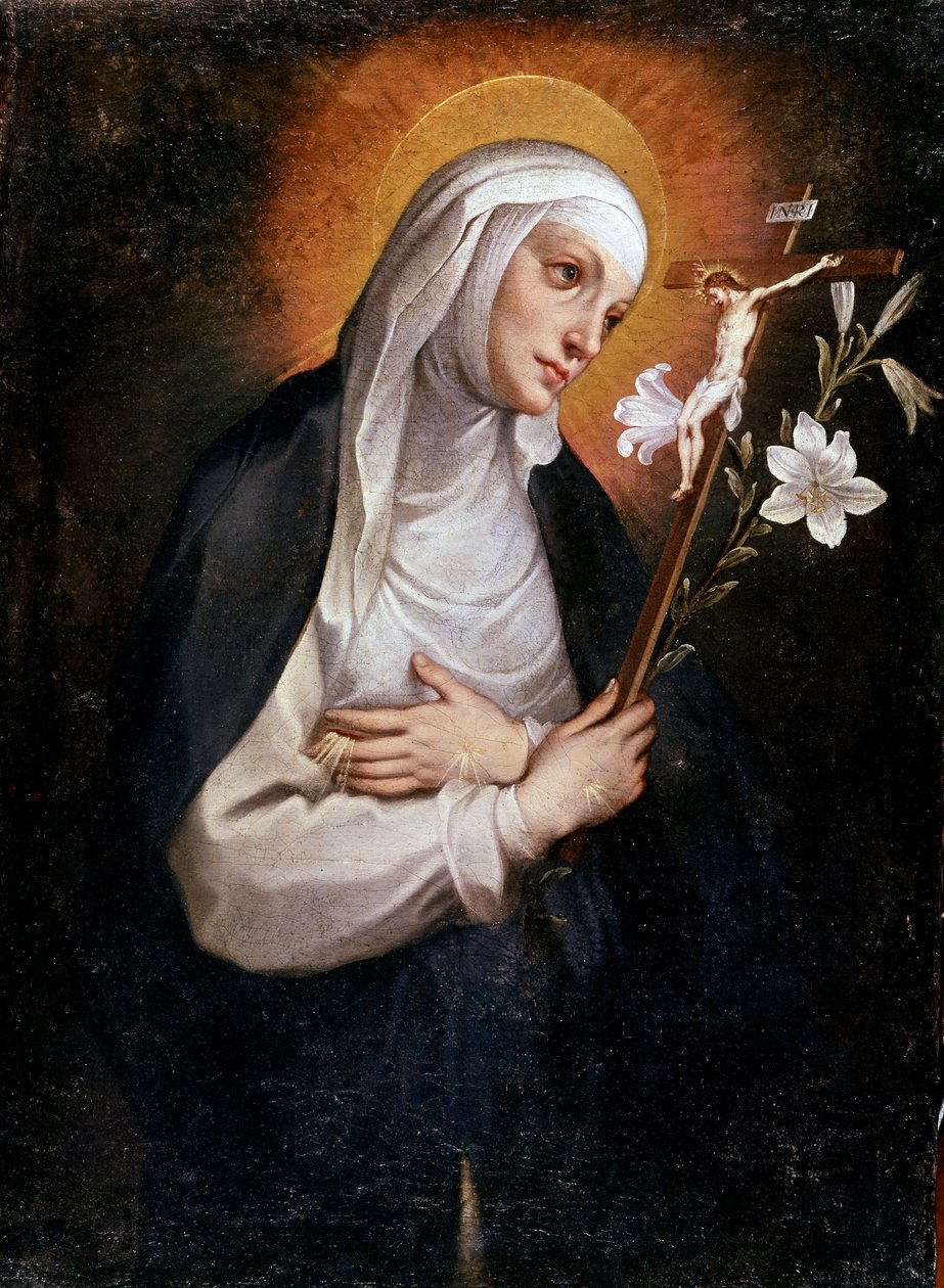 The Mystical Marriage of St. Catherine of Siena by Bernardino Luini