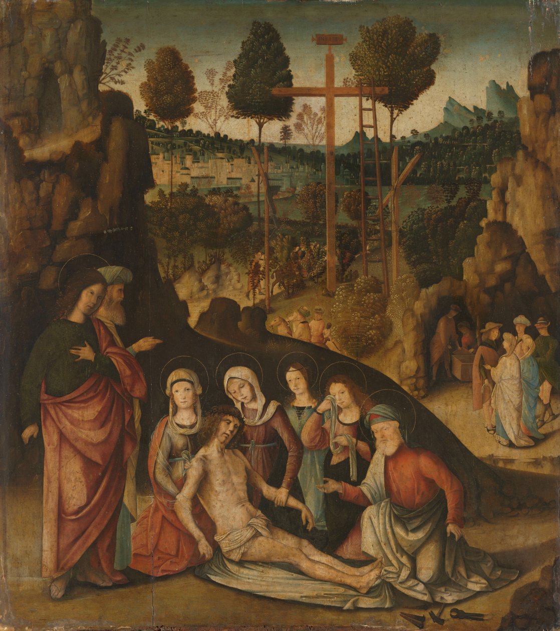 Lamentation of Christ by Bernardino di Bosio Zaganelli