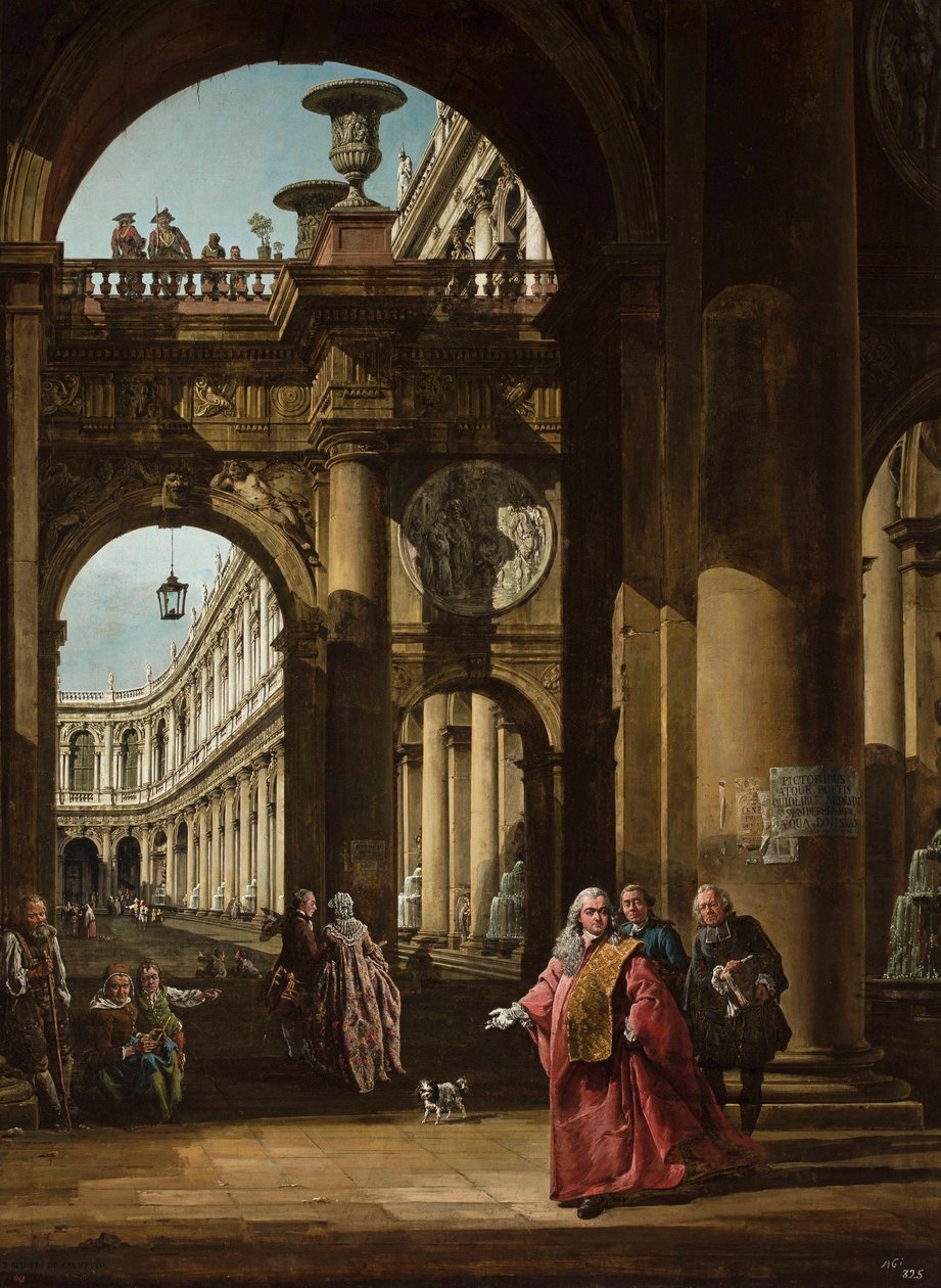 Self-portrait as Venetian ambassador by Bernardo Bellotto