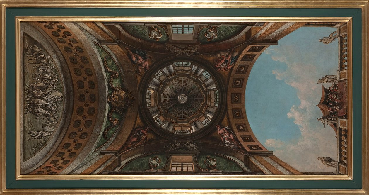 Project of Paintings in the Hall of Ujazdowski Castle in Warsaw by Bernardo Bellotto
