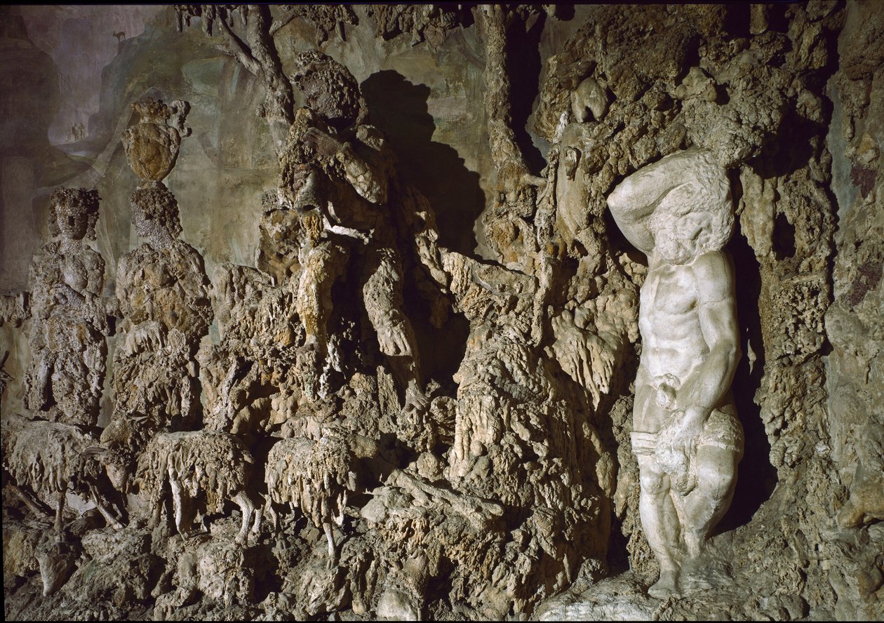 Internal View of the Cave of Boboli (detail) by Bernardo Buontalenti
