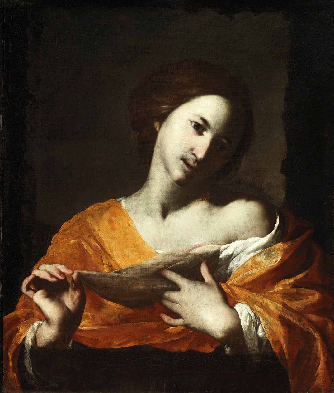 Saint Agatha by Bernardo Cavallino