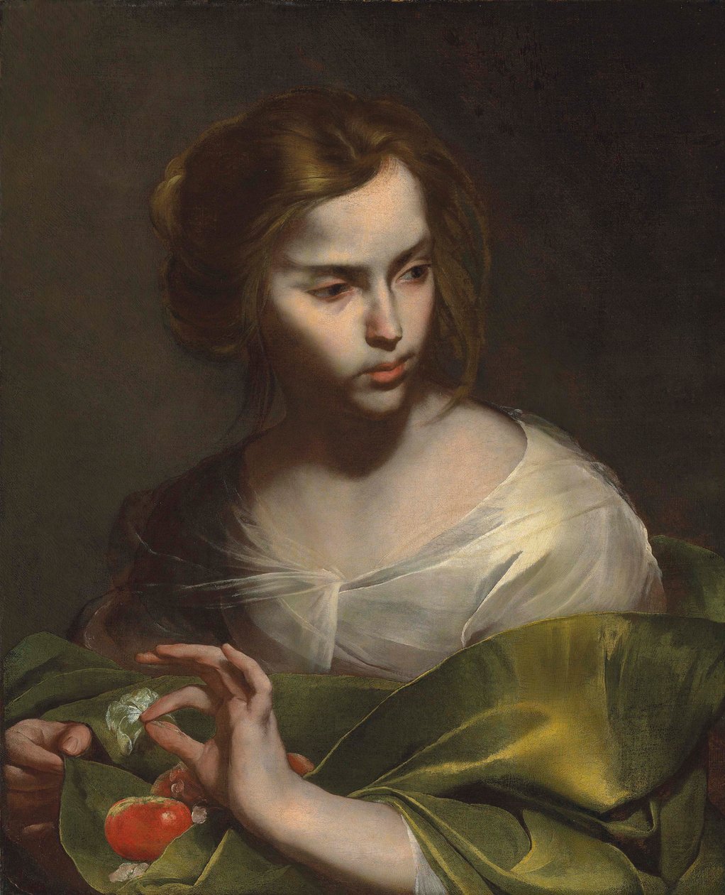 Saint Dorothy by Bernardo Cavallino