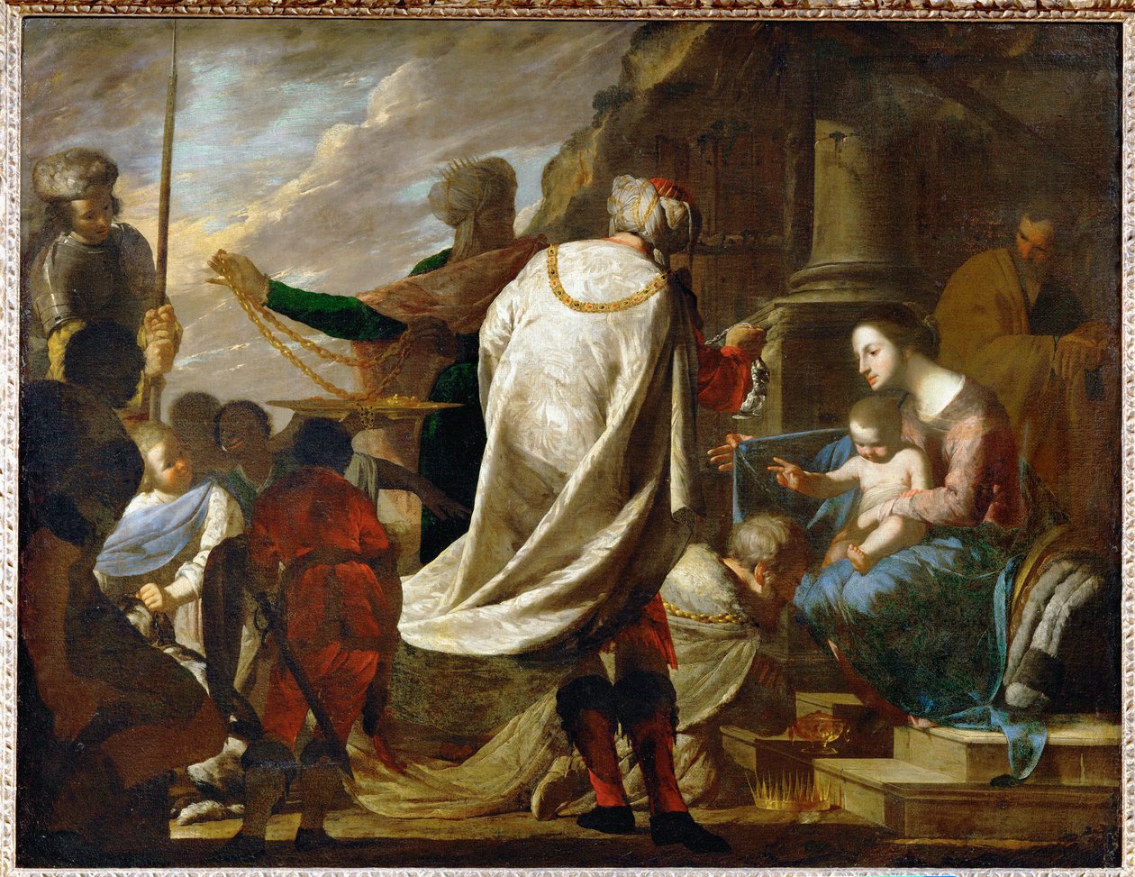 The Adoration of the Magi by Bernardo Cavallino