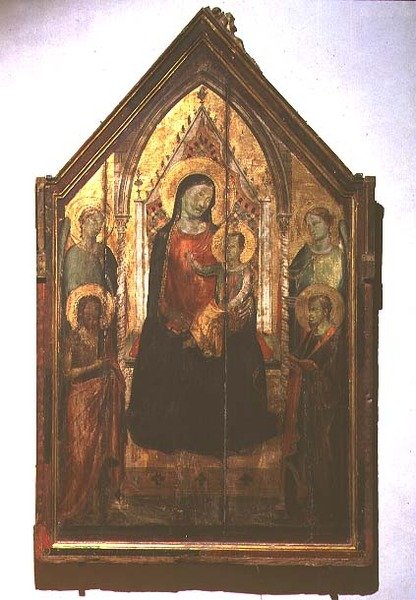 Madonna and Child Enthroned with Saints by Bernardo Daddi