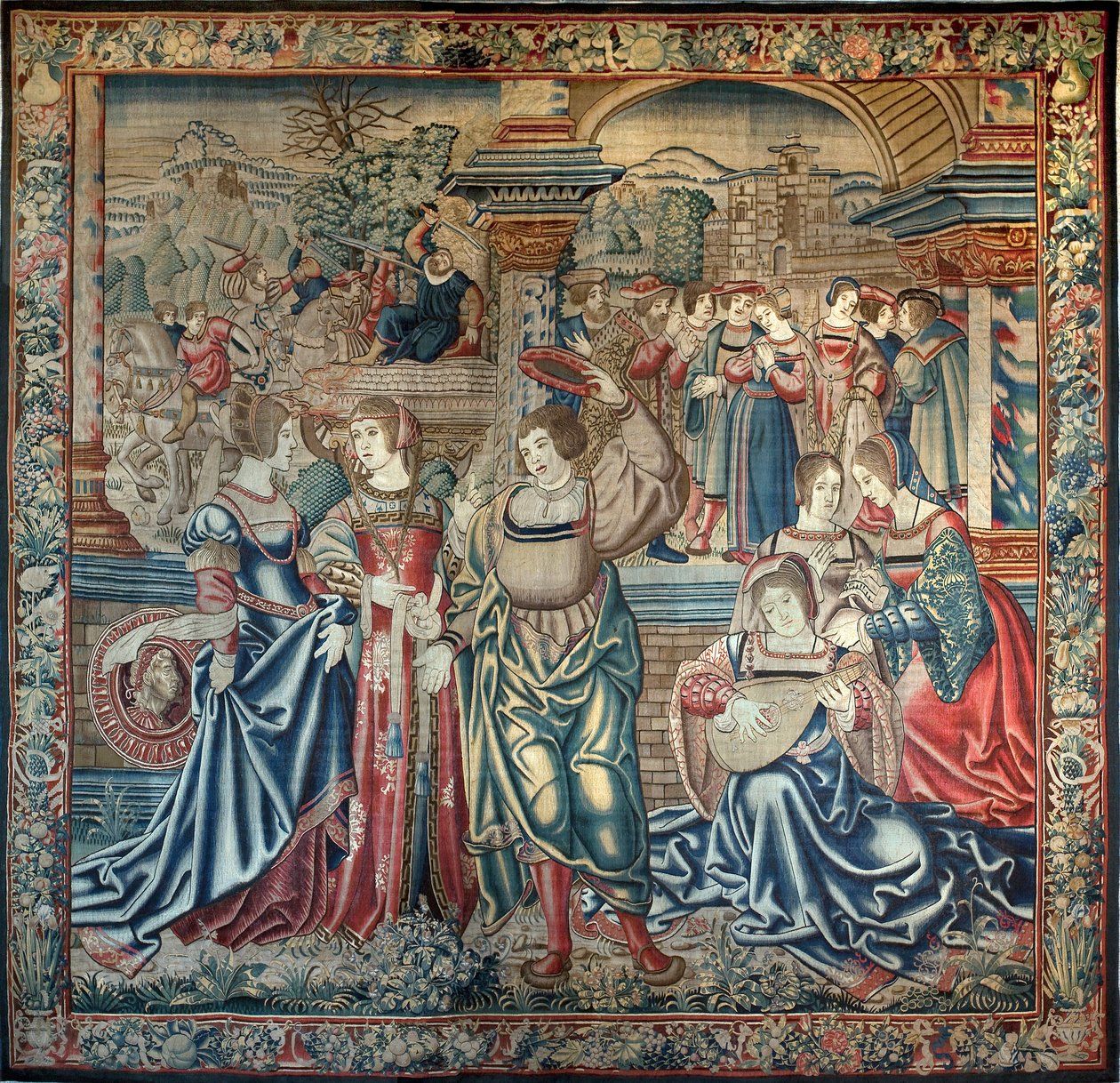 Cycle of Oedipus: Oedipus at Thebes by Bernart van (attr. to) Orley