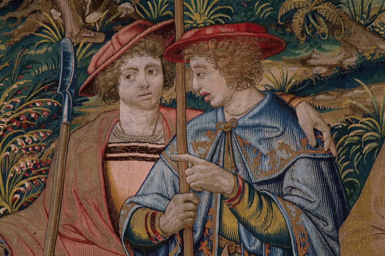 The Foundation of Rome: Faustulus meets Romulus and Remus. 1525-1530 (detail) by Bernart van (attr. to) Orley