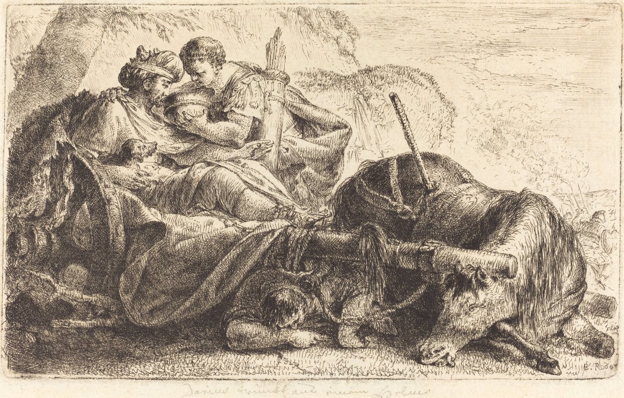 Darius Receiving Water from the Helmet of One of Alexander