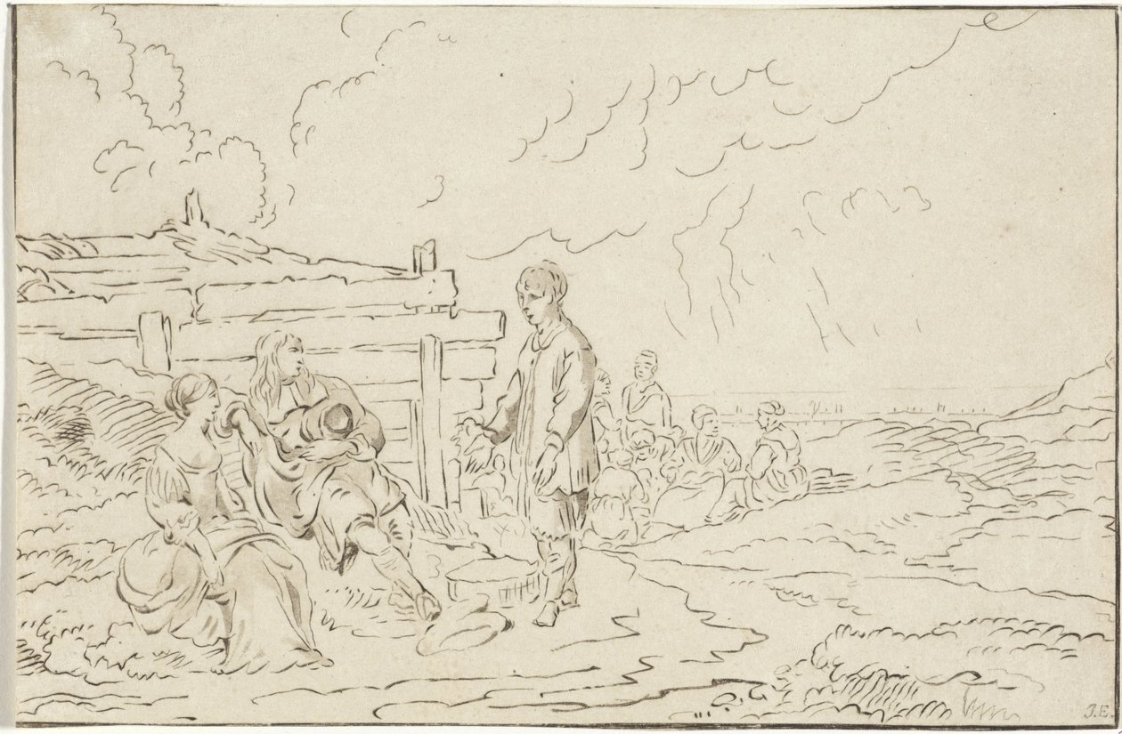 Company in the Dunes by Bernhard Schreuder