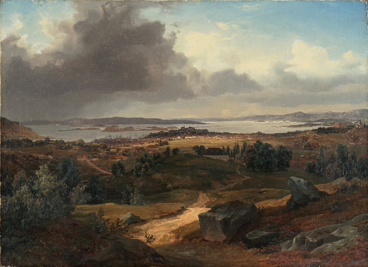 Christiania Seen from Sinsen by Bernt Lund