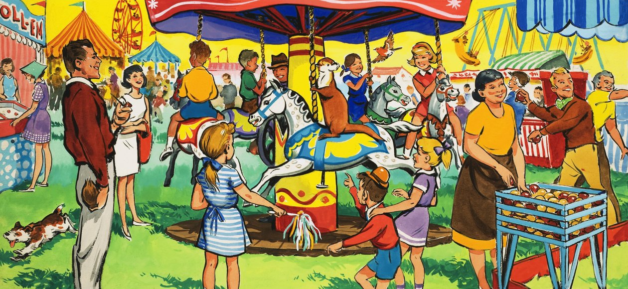 Fliptail the Otter at the Fair by Bert Felstead