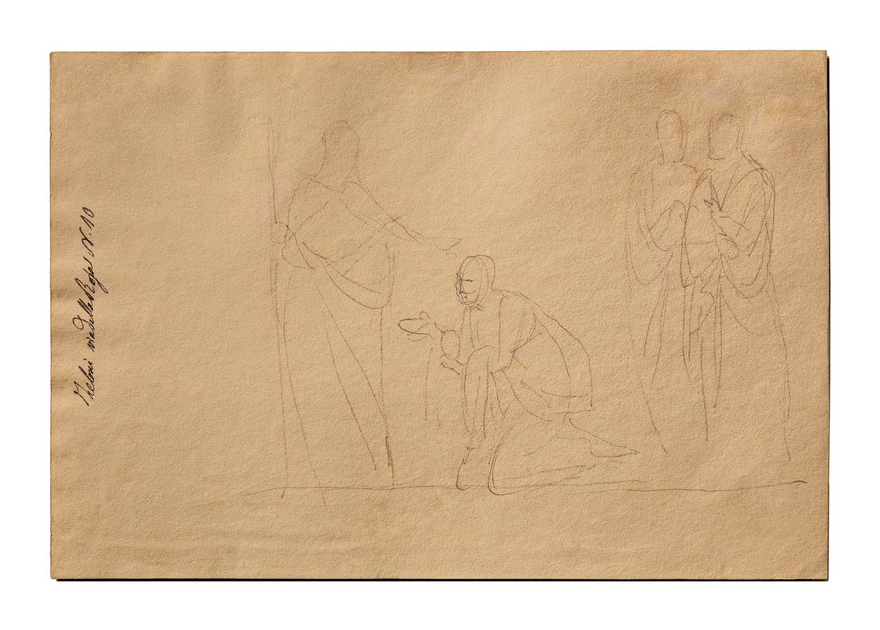 Christ and the Canaanite Woman by Bertel Thorvaldsen