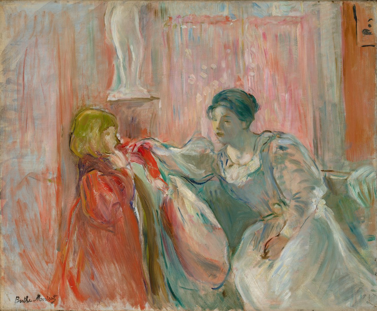 Woman and Child by Berthe Morisot