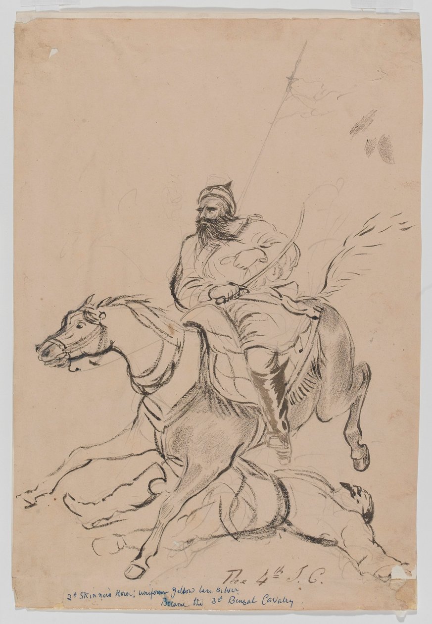 The 4th Irregular Cavalry, c.1845 by Bethune Donald Grant